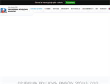 Tablet Screenshot of drukkol.pl